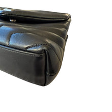Load image into Gallery viewer, Saint Laurent Calfskin Quilted Monogram Small Loulou Chain Satchel Black