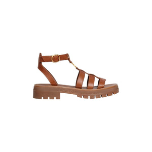 CELINE CLEA TRIOMPHE GLADIATOR SANDAL IN CALFSKIN - VEGETAL TANNING