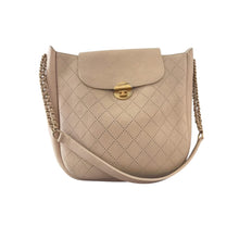 Load image into Gallery viewer, Chanel 19P Beige Diamond Perforated Caviar Leather Small Hobo
Bag with Moon Lock