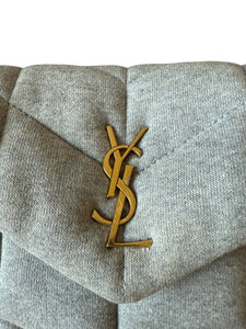 Saint Laurent Jersey Monogram Puffer LouLou Toy Shoulder Bag