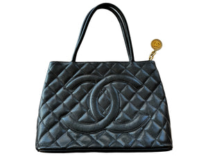 Chanel Medallion Top Handle Tote