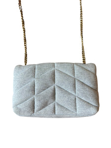 Saint Laurent Jersey Monogram Puffer LouLou Toy Shoulder Bag