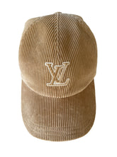Load image into Gallery viewer, Louis Vuitton LV Signature Corduroy Cap Beige / Ecru