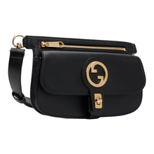 Load image into Gallery viewer, Gucci Blondie Black Leather Belt Bag