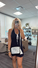 Load image into Gallery viewer, Gucci Metallic Silver Sakai Be Green Calfskin Stitched Blondie