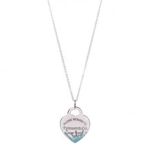 Load image into Gallery viewer, Tiffany &amp; Co. Blue Enamel Splash Pendant