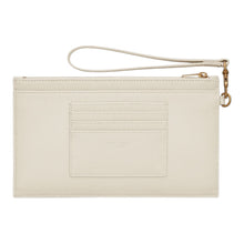 Load image into Gallery viewer, Saint Laurent Grain De Poudre Chevron Monogram Large Bill Pouch
