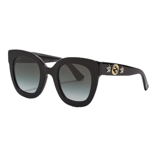 Gucci Rectangle Acetate GG Sunglasses w/ Crystal Stars