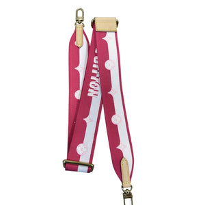 Louis Vuitton Pink Jacquard Adjustable Strap
