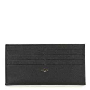 Louis Vuitton Calfskin Felicie Chain Wallet Card Holder