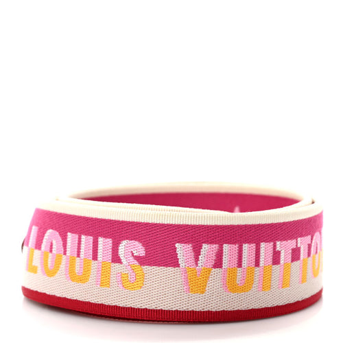 Louis Vuitton Jacquard Speedy Bandouliere 20 Shoulder Strap Fuchsia