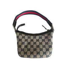 Load image into Gallery viewer, Gucci Vintage Blue GG Canvas Mini Pochette