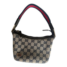 Load image into Gallery viewer, Gucci Vintage Blue GG Canvas Mini Pochette