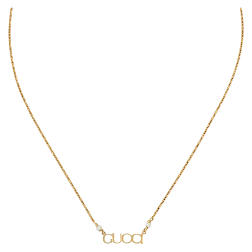 ‘GUCCI’ LETTER NECKLACE