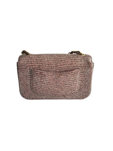 Chanel Mauve Taupe Lizard Handbag 2018/2019