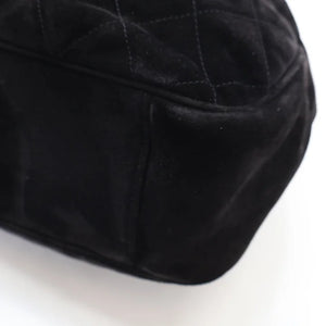 Chanel Vintage Bucket Bag Black Suede