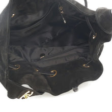 Load image into Gallery viewer, Chanel Vintage Bucket Bag Black Suede