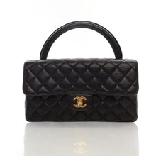 Load image into Gallery viewer, Chanel Vintage Top Handle Black Lambskin