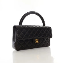 Load image into Gallery viewer, Chanel Vintage Top Handle Black Lambskin