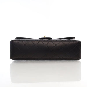 Chanel Vintage Top Handle Black Lambskin