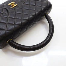 Load image into Gallery viewer, Chanel Vintage Top Handle Black Lambskin