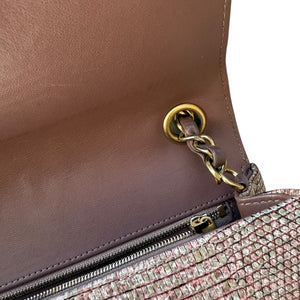 Chanel Mauve Taupe Lizard Handbag 2018/2019