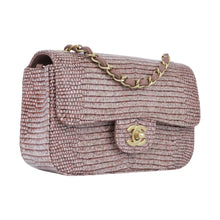 Load image into Gallery viewer, Chanel Mauve Taupe Lizard Handbag 2018/2019