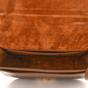 SAINT LAURENT Calfskin Betty Messenger Deep Moka