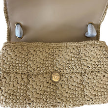 Load image into Gallery viewer, Saint Laurent Jamie Flap Bag Crotchet Raffia Medium