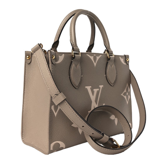 Louis Vuitton - Onthego PM Bag - Creme - Monogram Leather - Women - Luxury