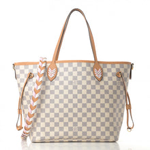 Load image into Gallery viewer, Louis Vuitton Neverfull MM Damier Azur Braided