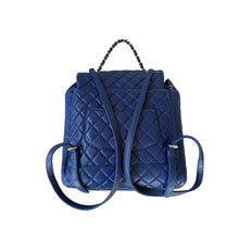 Load image into Gallery viewer, Chanel Lambskin Quilted Urban Spirit Backpack Blue