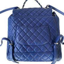 Load image into Gallery viewer, Chanel Lambskin Quilted Urban Spirit Backpack Blue