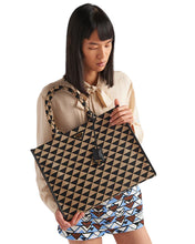 Load image into Gallery viewer, Prada Large Symbols Embroidered Fabric Tote