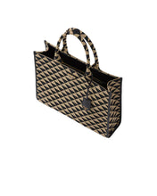 Load image into Gallery viewer, Prada Large Symbols Embroidered Fabric Tote