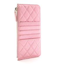 Load image into Gallery viewer, Chanel Iridescent Pink Caviar Quilted Flat Wallet