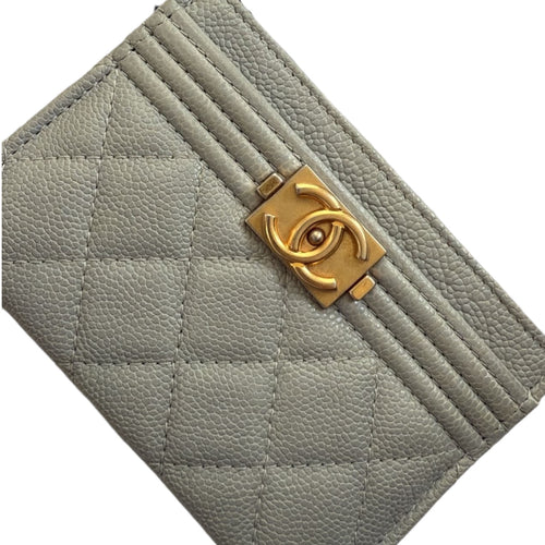 Chanel Caviar Boy Card Holder