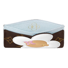 Load image into Gallery viewer, Louis Vuitton Azur Frost 2024 Holiday Animation Vivienne Card Holder