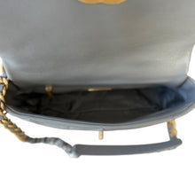Load image into Gallery viewer, Chanel Grey Quilted Goatskin Medium 19 Bag Ruthenium and Gold Hardware