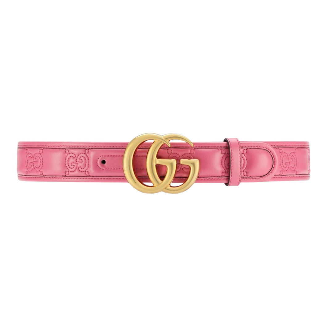 Gucci Marmont Matelasse Belt