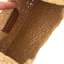 Load image into Gallery viewer, CELINE CLASSIC PANIER HOBO BAG IN RAFFIA AND CALFSKIN