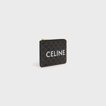 Load image into Gallery viewer, Celine COIN AND CARD POUCH IN TRIOMPHE CANVAS
BLACK