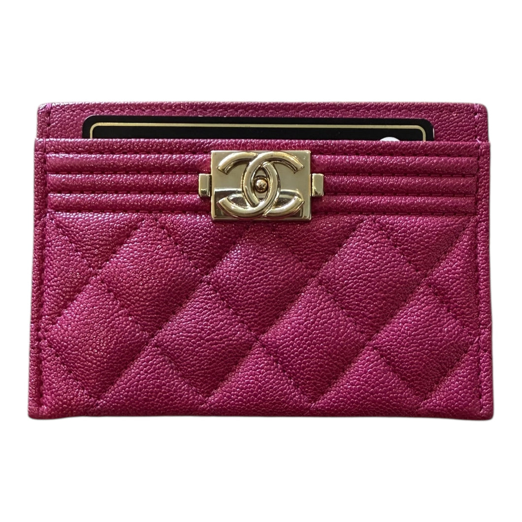 Chanel Boy Card Holder