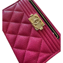 Load image into Gallery viewer, Chanel Boy Card Holder
