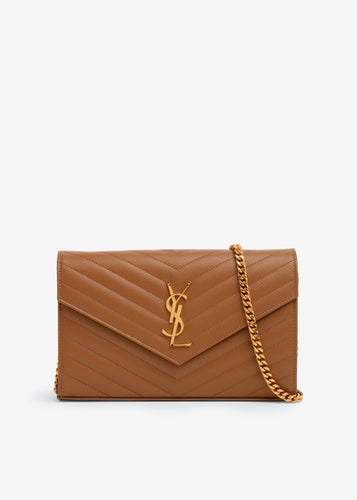 YSL Wallet on Chain in Naturel Dark