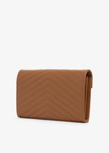 Load image into Gallery viewer, YSL Wallet on Chain in Naturel Dark