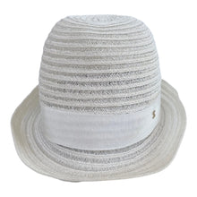 Load image into Gallery viewer, Chanel White 21C Fedora Hat