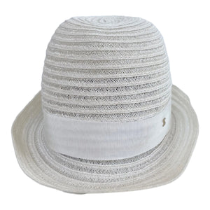Chanel White 21C Fedora Hat