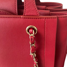 Load image into Gallery viewer, Chanel Large Red Shopping Tote
