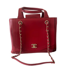 Load image into Gallery viewer, Chanel Large Red Shopping Tote